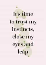 Wicked Inspired Card Good Luck Goodbye Leaving Defying Gravity Lyrics created by Kayleigh Kreates