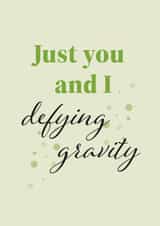 Wicked Card for friend, partner significant other Just You And I Defying Gravity created by Kayleigh Kreates