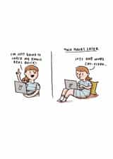 Funny Birthday Card - Just One More Cat Video created by Ohh Deer