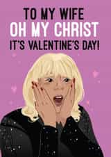Funny Valentine's Card - For Wife - Pam Shipman - Gavin & Stacey created by Quitting Hollywood