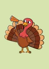 Turkey With Pie Slice created by Diego Carvalho