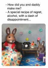 Funny Birthday Card – How Did You Make Me - For Parent created by Brainbox Candy