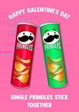 Fun Valentine's Day Card - Single Pringle - Galentine's Day created by Poppy & Mabel