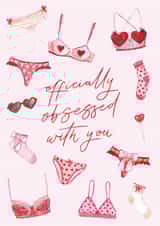 Cheeky Valentine's Day Cad - Officially Obsessed With You - Knickers created by Making Meadows Ltd