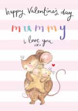 Cute Valentine's Day Card - From The Kids - For Mummy created by Making Meadows Ltd