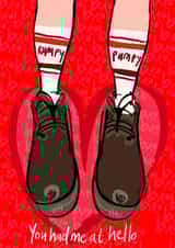 VALCOMP Valentine/anniversary/Cheeky & romantic Rumpy Pumpy, you had me at hello created by Higgledy Ink Illustration