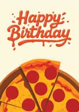 Happy Birthday - Pizza Card created by Ayliesh Chaplin