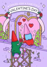 Cute Valentine's Day Card - Fairy Tale Love Story - Bums created by Cheeky Legends
