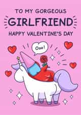 Funny Valentine’s Day Card - For Girlfriend - Sexy Bum created by Cheeky Legends