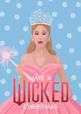 Pretty Christmas Card - Wicked - Glinda created by Pink Peach Cards