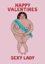Funny Valentine's Day Card - Sexy Lady created by Kattypoos