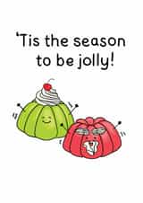 Sweet Card to Make Someone Smile - Jolly Jelly - 'Tis The Season to be Jolly created by CBL