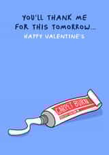 Rude Valentine’s Day Card - Carpet Burn Relief Cream created by Running with Scissors