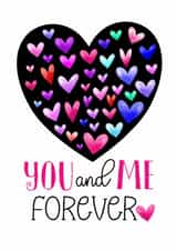 A Heartfelt and Heart Filled Card for the one you want to spend forever with created by Louise Potton Designs