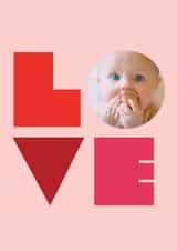 Personalised Valentines Day Photo Card created by lori wemple - Arty Valentine's Day Card - Love