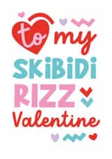 Skibidi Rizz Valentine created by Percy & Pearl