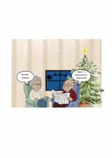 Funny christmas card, funny. Sweary created by Hannah Welch