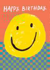 Cute Birthday Card - Smiley Face created by Paper Salad