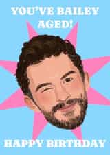 Funny Birthday Card - Jonathan Bailey - Barely Aged created by The Queer Store