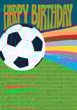 Classic Birthday Card - Football created by Paper Salad