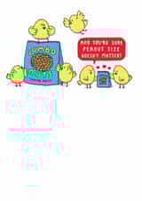 You're Sure Peanut Size Doesn't Matter? Funny Valentine or Anniversary Card. created by mungo and shoddy