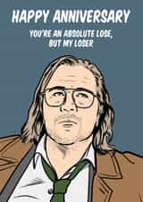 Funny Anniversary card with Jackson Lamb (Gary Oldman) from Slow Horses. created by Graham Sanders