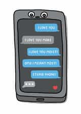 I Love You Moist. Funny Valentine's Day or Anniversary Card. created by mungo and shoddy