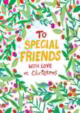 Classic Christmas Card - Special Friends - Holly And Berries created by Paper Salad