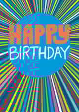 Happy Birthday Beams Card created by Paper Salad