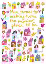 Classic Mother's Day Card - Happiest Place To Be created by Paper Salad