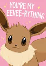 Cute Anniversary/Valentine's Day Card - Pokémon - Eevee created by Wild Card
