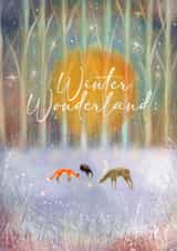 A Fallen Star - Christmas card - Cute - Classic - Wildlife - Card for friend created by Victoria Lucy Williams