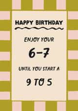 Cheeky Birthday Card For Teenager - 6 7 created by Bellollage