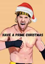 Funny Logan Paul Christmas Card. created by Josh Andy