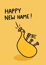 Cute New Home Card - Happy New Hame - Bagpipe created by Greetin’ Cards UK
