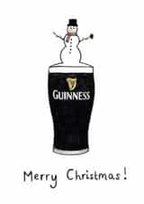 ‘Tis the Season…for Guinness - Guinness Christmas Card for Beer Lovers created by DoodleWads