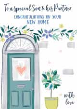 Classic New Home Card - Son And Partner - Front Door created by Katie Phythian Design
