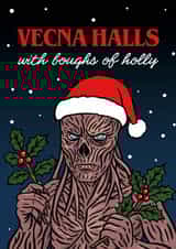 Funny Christmas Card - Vecna - Stranger Things created by Woody's Design