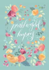 Classic Birthday Card - For Her - Penblwydd Hapus created by Pink Pig