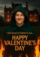 Funny Valentine's Day Card - The Traitors - Always Be Faithful created by Jammy Designs