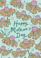 Pretty Mother's Day card for Mum - Flowers - Happy Mother's Day created by Embletree Designs