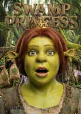 Funny Swamp Princess Birthday Card For Her - Shrek Princess Fiona created by Juniper Moon