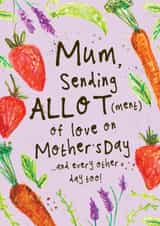 Classic Mother's Day Card - Gardening Pun - Allotment Love created by Bow & Bell