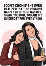 Heartfelt Mother's Day Card - Rory Gilmore Graduation Speech - Gilmore Girls created by Sundiva Designs