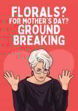 Funny Mother's Day Card - Miranda The Devil Wears Prada - Groundbreaking created by Sundiva Designs