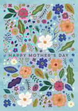 Wildflower Meadow and Hearts Mother’s Day Card created by Eli the Goat