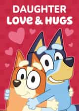 Cute Valentine’s Card – Bluey – For Daughter created by Danilo