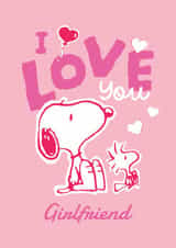 Cute Valentine’s Card – Snoopy – For Girlfriend created by Danilo