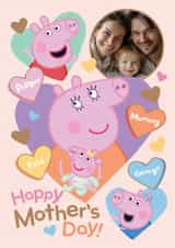 Personalised Mothers Day Photo Card created by Danilo - Cute Mother’s Day Photo Card – Peppa Pig Personalised Card