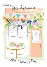 Traditional Mother's Day Card - For Step Grandma - Afternoon Tea created by SABIVO Design by Sabina